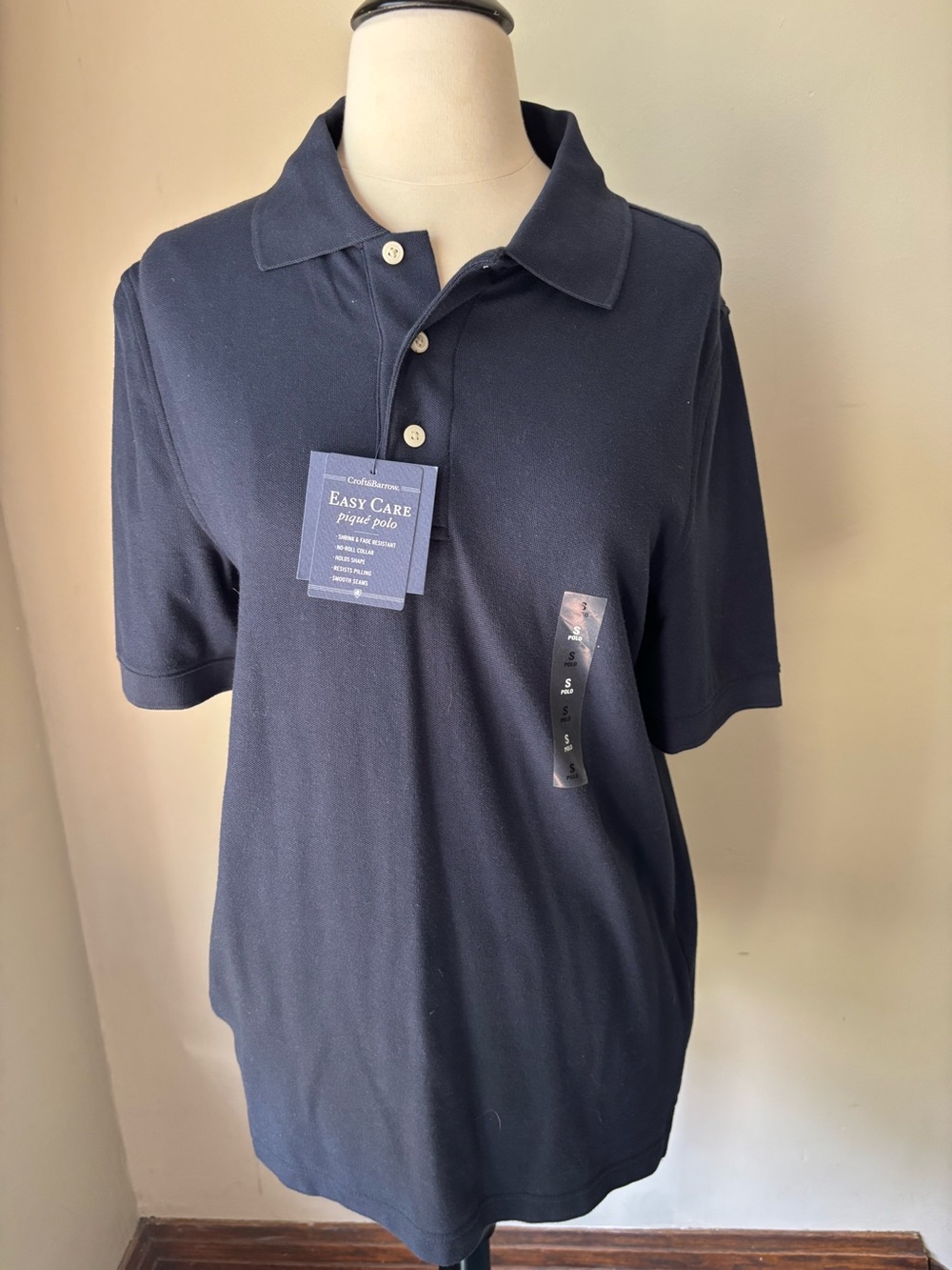 Croft & Barrow Polo. Men’s small NWT Navy